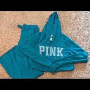 Blue Full PINK Sweatsuit